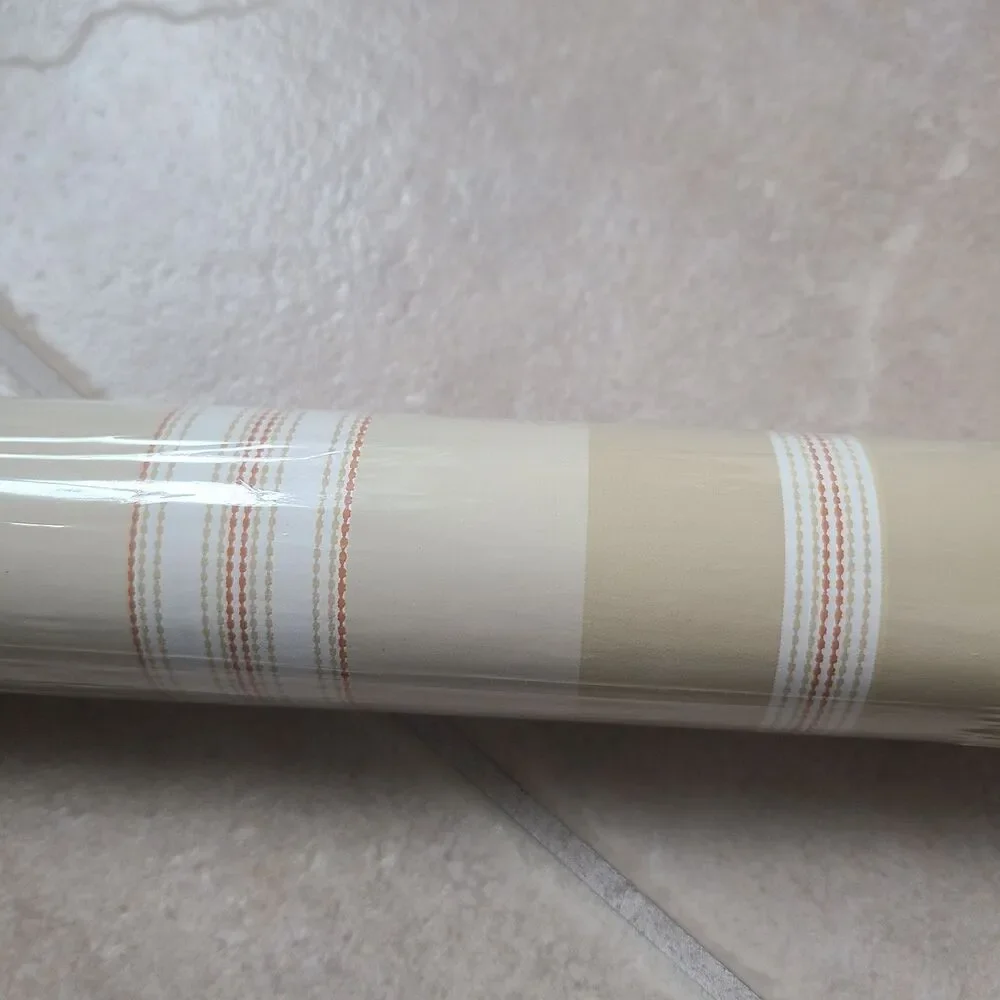 SCHUMACHER WALLPAPER 1 ROLL #5002481 Vintage 27” x 9Y Sealed New Chalon Striped